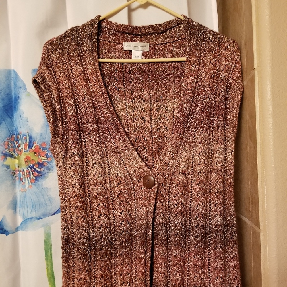 Sweater vest, multi colored